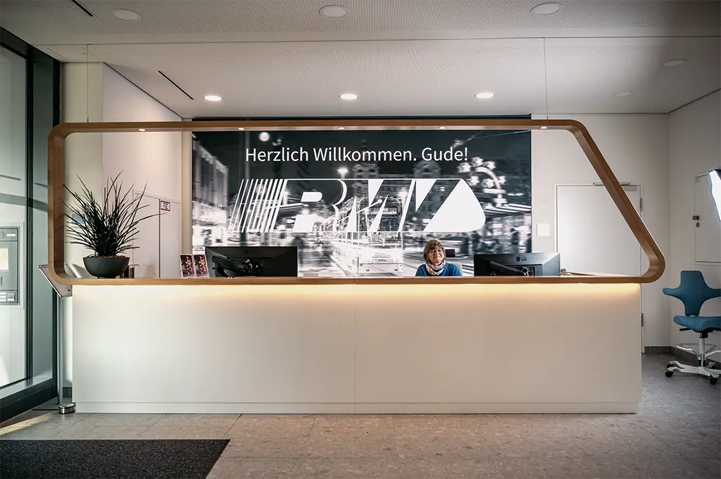 Freundlicher Empfang auf Hessisch beim RMV
