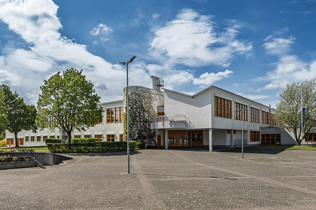Schulhof der CvSS in Rodgau