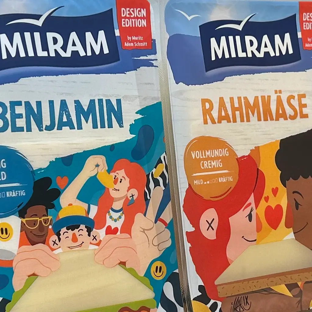 Milram Verpackungen